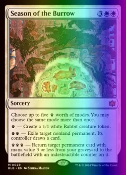 MTG Magic the Gathering Season of the Burrow (29/427) Bloomburrow LP FOIL - Image 1