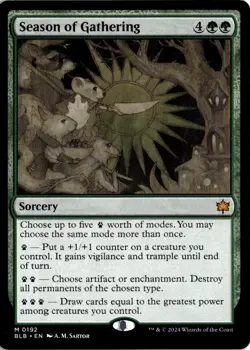 MTG Bloomburrow Non-Foil Season of Gathering 192 BLB M NM Scan MagicTheGathering - Image 1