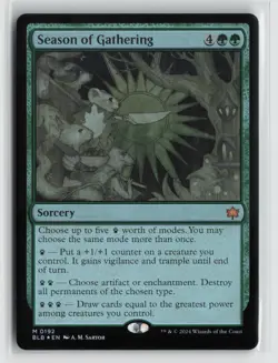 Season of Gathering 0192 Foil Bloomburrow BLB MTG Magic - Image 1