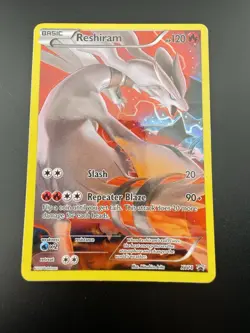 Reshiram - XY74 Black Star Promo Full Art Pokemon - LP - Image 1