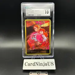 CGC 10 DON!! Nami GOLD EB03 Japanese 6 ONE PIECE Card Heroines Edition US SHIP - Image 1