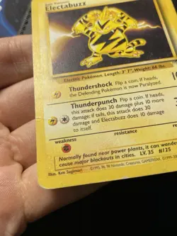 Electabuzz 24/130 Non Holo Rare Base Set 2 - Pokemon Card WOTC - HP - Image 3