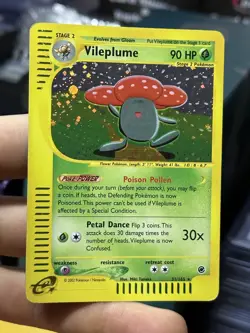 Vileplume 31/165 Expedition 2002 Rare Holo e-Series Pokemon Card TCG - Image 4