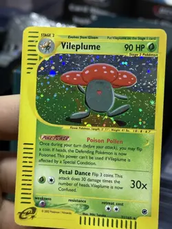 Vileplume 31/165 Expedition 2002 Rare Holo e-Series Pokemon Card TCG - Image 5