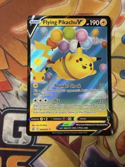 Flying Pikachu V - 006/025 - Pokemon Celebrations Sword Shield Rare Card NM - Image 1