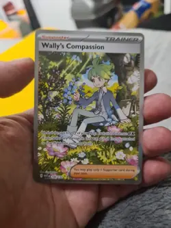 Wallys Compassion 186/132 Mega Evolution Pokemon Card NM Condition - Image 1