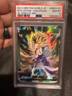 PSA10 Dragon Ball Super Leader Parallel LSTAR 2024 DBS FSN World Card - Image 1