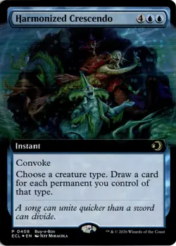 Harmonized Crescendo (Extended Art) FOIL 408 BABP Buy-A-Box Promos NM - Image 1