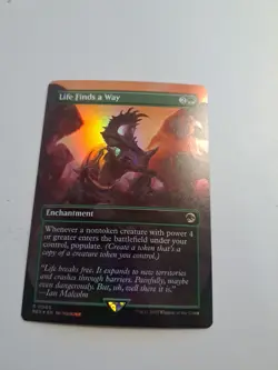 MTG: Life Finds a Way (Borderless) (Foil) (LP): Jurassic World - Image 1