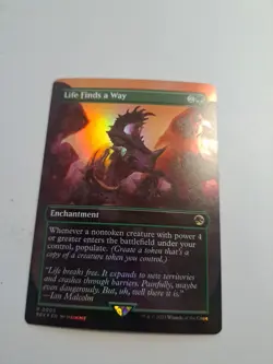 MTG: Life Finds a Way (Borderless) (Foil) (LP): Jurassic World - Image 2