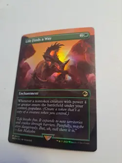 MTG: Life Finds a Way (Borderless) (Foil) (LP): Jurassic World - Image 3