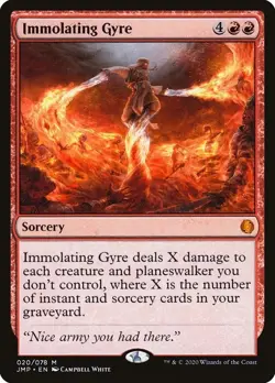 1x NM Immolating Gyre - Jumpstart [MTG] pack fresh - Image 1