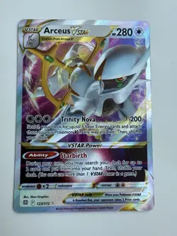 Arceus VSTAR - 123/172 - Pokemon Brilliant Stars Sword Shield Ultra Rare Card NM - Image 1