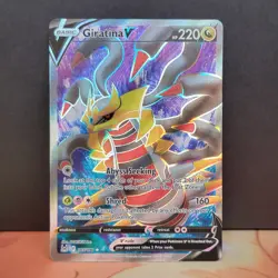 Giratina V 185/196 Lost Origin Full Art Ultra Rare Pokemon TCG Sword & Shield - Image 1