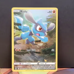 Riolu GG26/GG70 Crown Zenith Galarian Gallery Ultra Rare Full Art Pokemon - Image 1