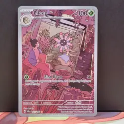 Lileep 145/142 Stellar Crown Illustration Rare Full Art Pokemon - Image 1