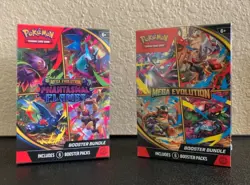 Pokemon TCG: Phantasmal Flames & Mega Evolution Booster Bundle | Lot Of 2!!! - Image 2