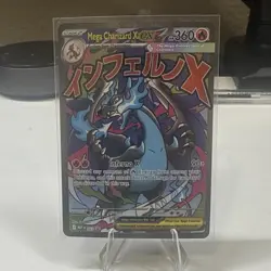 Pokemon Mega Charizard X ex 023 Me: Mega Evolution Promo Full Art Holo English - Image 1