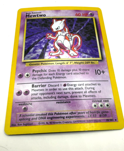 Pokemon TCG Mewtwo Base Set 10/102 Holo 1999-2000 Wizards - Image 4