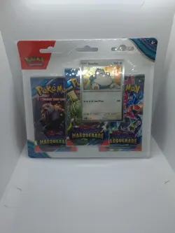 Pokemon TCG Scarlet & Violet Twilight Masquerade Snorlax Triple Blister Pack - Image 2