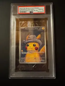 POKEMON PSA 10 SEALED VAN GOGH PIKACHU WITH GREY FELT HAT SVP 085 PROMO LOW POP - Image 1