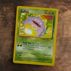 Koffing 51/102 Common Lightly Played Pokemon Base Set Unlimited - Image 1