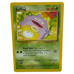 Koffing 51/102 Common Lightly Played Pokemon Base Set Unlimited - Image 2