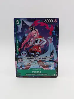 One Piece TCG The Azure Sea's Seven Foil OP14-033 (Alternate Art) Perona SR - Image 1