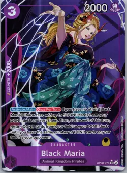 Black Maria (Parallel) SR Two Legends OP08-074 NM - Image 1