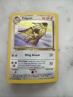 Pokemon Pidgeot TCG Holo Rare Card 8/64 Jungle Unlimited 1999 - Image 1