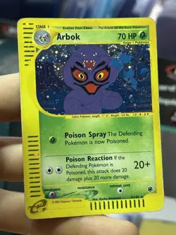 Arbok 3/165 Expedition 2002 Rare Holo e-Series Pokemon Card TCG - Image 4