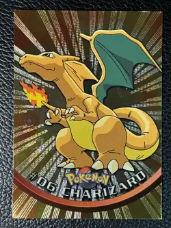 1999 Topps Pokemon TV Foil #6 Charizard - Image 1