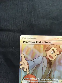 Pokemon: Cosmic Eclipse Ultra Rare Full Art: Professor Oak's Setup 233/236 - Image 2