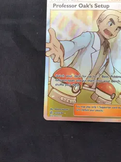 Pokemon: Cosmic Eclipse Ultra Rare Full Art: Professor Oak's Setup 233/236 - Image 5