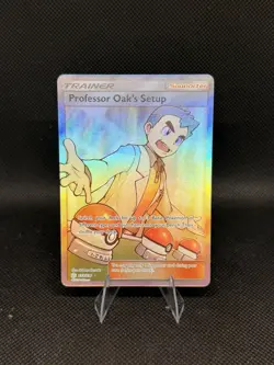 Professor Oak's Setup (Full Art) 233/236 Sm-Cosmic Eclipse Holo - Image 1