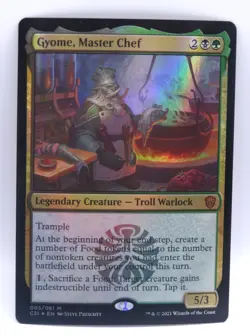 MTG Gyome, Master Chef Commander 2021 Foil NM - Image 1