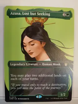 Azusa, Lost but Seeking (Borderless) Commander Masters Regular - Image 1