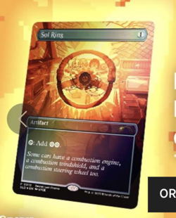 Magic Secret Lair 2025 WINTER SUPERDROP Sol Ring Promo IN HAND - Image 2
