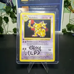 1999 Pokemon TCG - Kadabra - 32/102 - 1st Edition Shadowless - Base Set - LP - Image 3