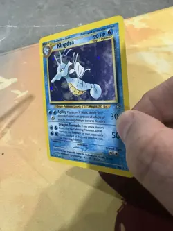 Pokemon TCG Cards Kingdra 8/111 Neo Genesis Holo Rare * Swirl 🌀 - Image 5