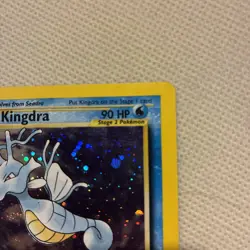 2000 Pokemon TCG - Neo Genesis - Kingdra 8/111 - Unlimited Holo Rare - LP -SWIRL - Image 4