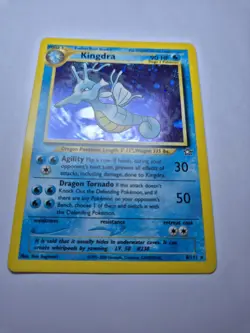 Pokemon Kingdra Holo Rare TCG Card Neo Genesis 8/111 Excellent With Half Swirl - Image 2