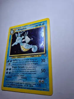Pokemon Kingdra Holo Rare TCG Card Neo Genesis 8/111 Excellent With Half Swirl - Image 4