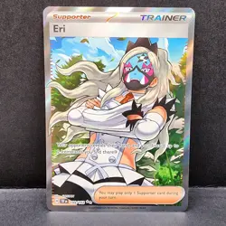 Eri 199/162 Temporal Forces Ultra Rare Full Art Supporter Pokemon - Image 1