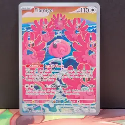 Flamigo 227/193 Paldea Evolved Illustration Rare Full Art Pokemon - Image 1