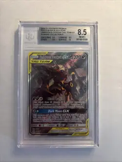 Pokemon TCG Umbreon & Darkrai GX SM241 Ultra Rare Tag Team Promo Sun & Moon - Image 1