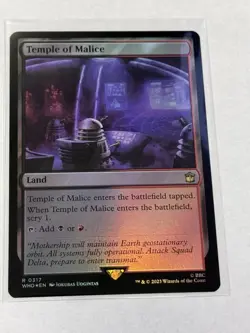 Temple of Malice Doctor Who Foil #317 MTG - Image 1