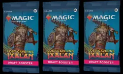 3 x DRAFT Booster Pack ~ The Lost Caverns of Ixalan ~ Magic MTG Sealed - Image 1