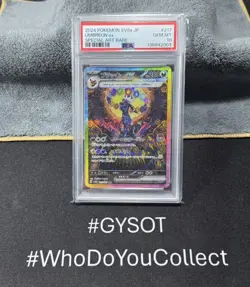 Pokemon Umbreon EX SAR Terastal Festival 217/187 SV8a Japanese, PSA 10 - Image 1