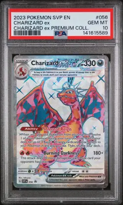 Charizard EX ⭐ 056 Premium Collection 2023 Pokemon PSA 10 - Image 1